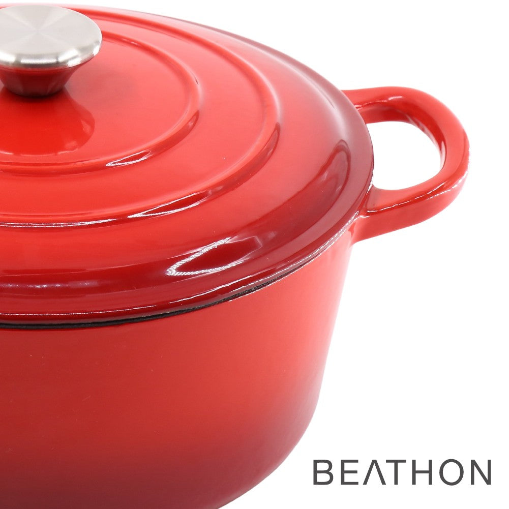 Olla Hierro Forjado Dutch Oven Red Beathon 1 un