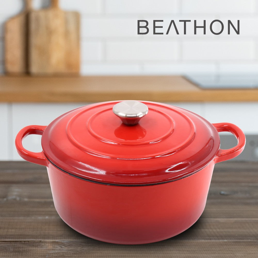 Olla Hierro Forjado Dutch Oven Red Beathon 1 un