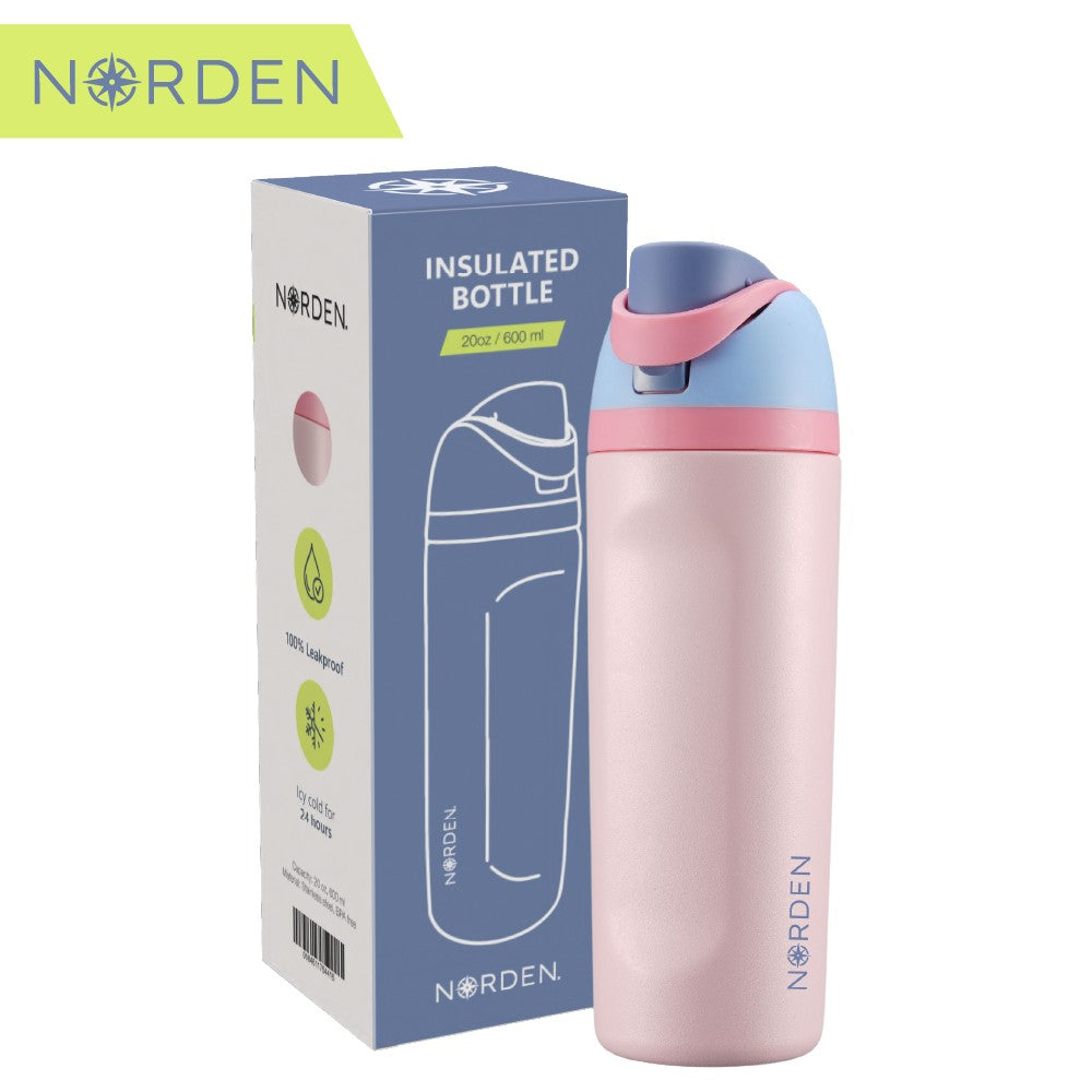 Botella Acero Inoxidable Pink 600 ml Norden 1 un