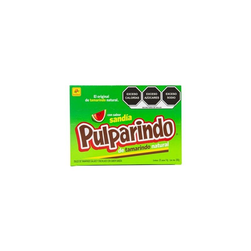 Masticables Pulparindo Sandía De la Rosa 20 un x 14 g