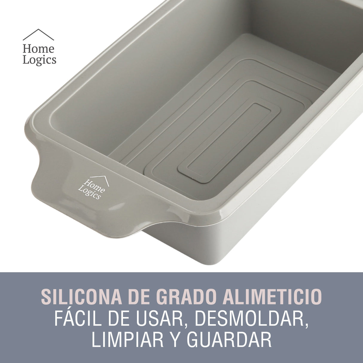 Molde Silicona Loaf Rectangular Home Logics 1 un