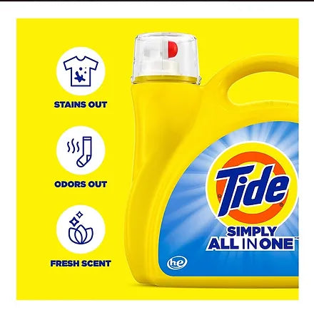 Detergente Líquido Simply All in One Tide 5.91 L