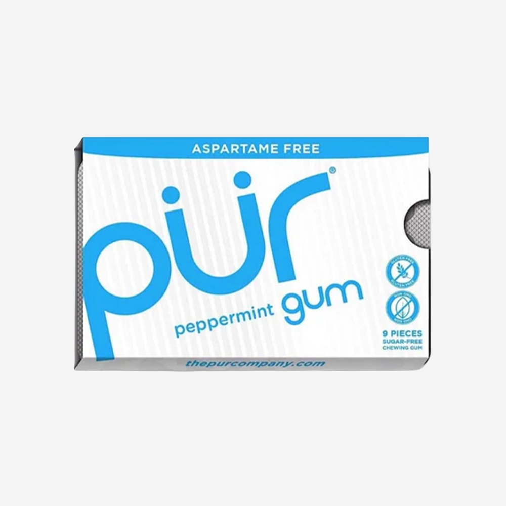 Chicles sin Azúcar Peppermint Pür 9 un