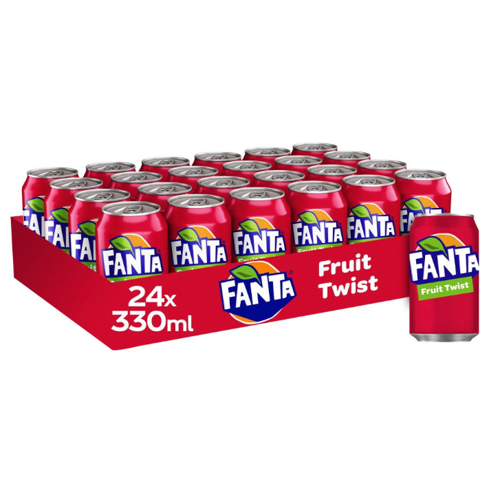 Bebidas Fruit Twist Lata Fanta 24 un x 330 ml