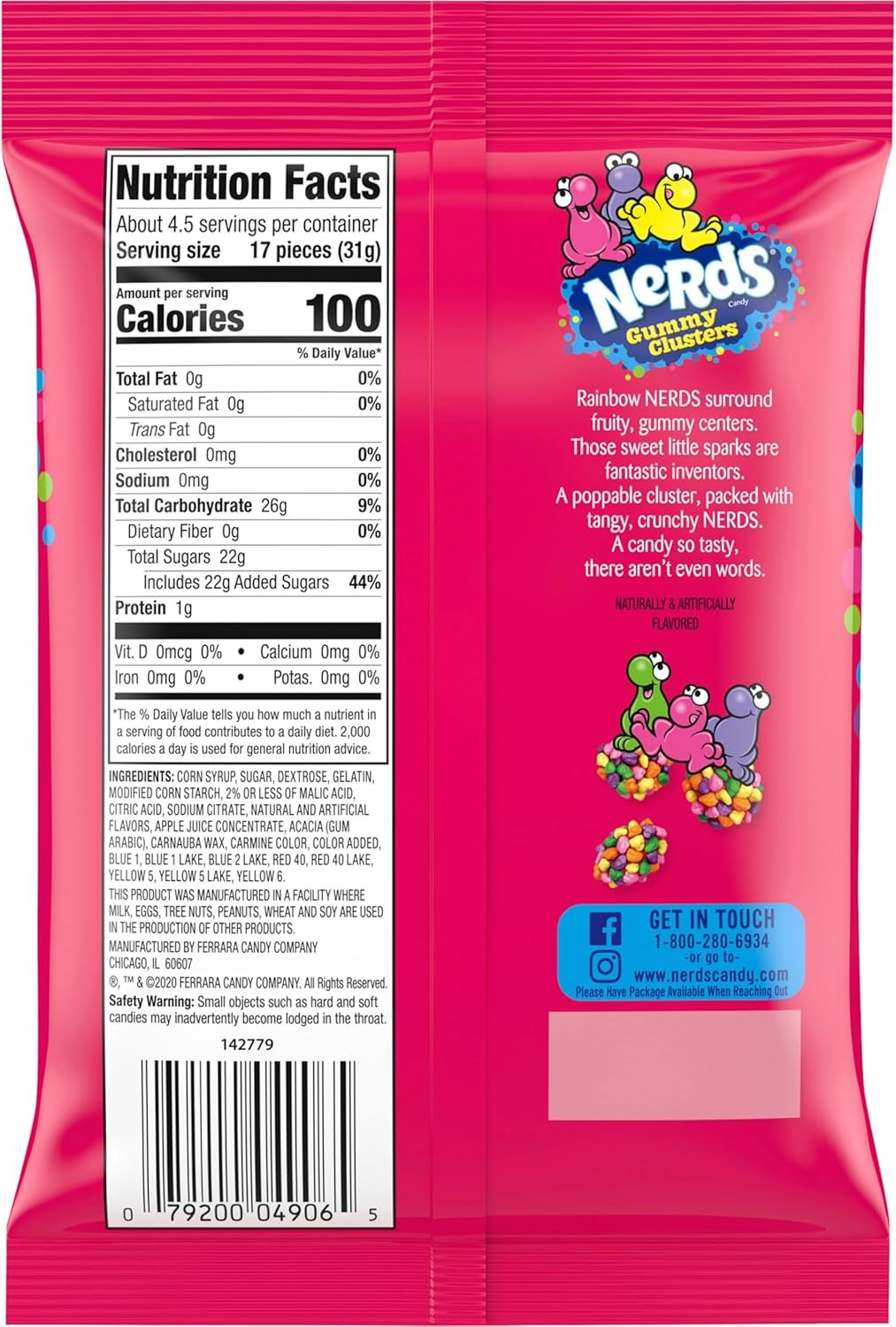 Caramelos Gummy Clusters Nerds