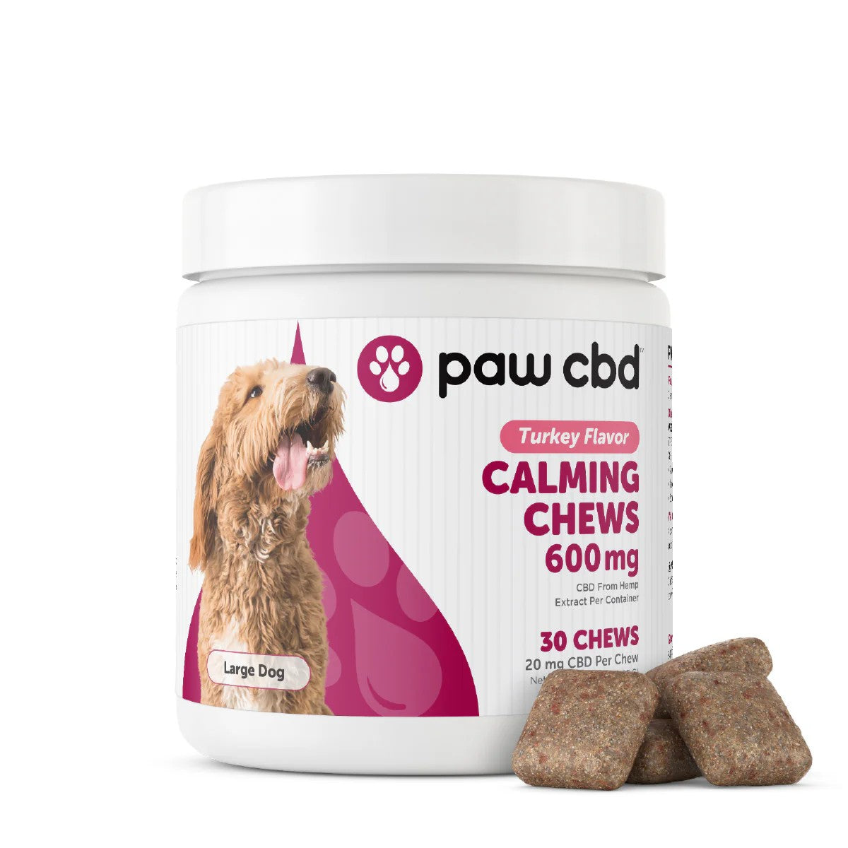 Calmante CBD Perros Masticables Paw CBD 600 mg