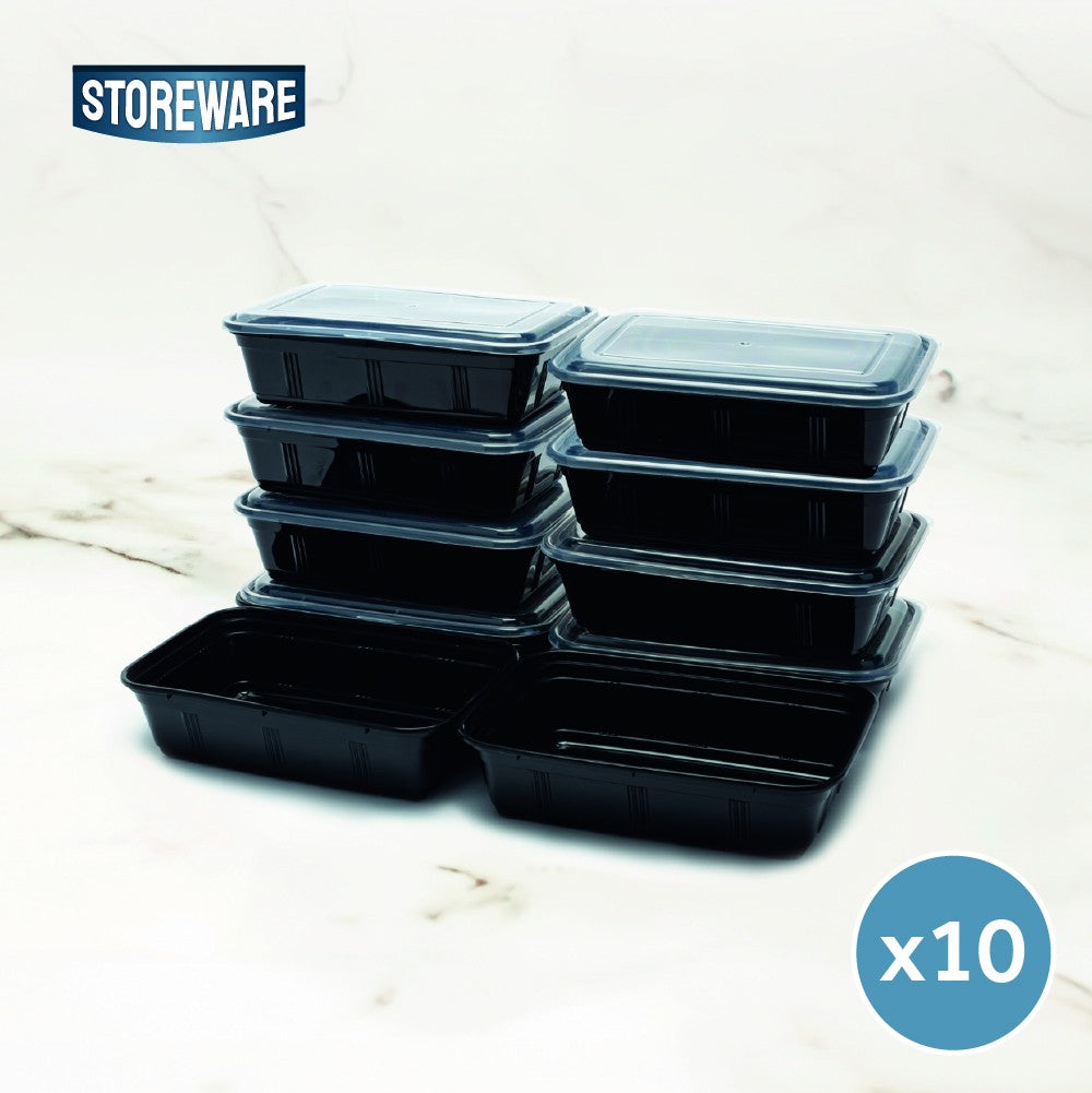 Set 10 Contenedores Herméticos Meal Prep Storeware 10 un