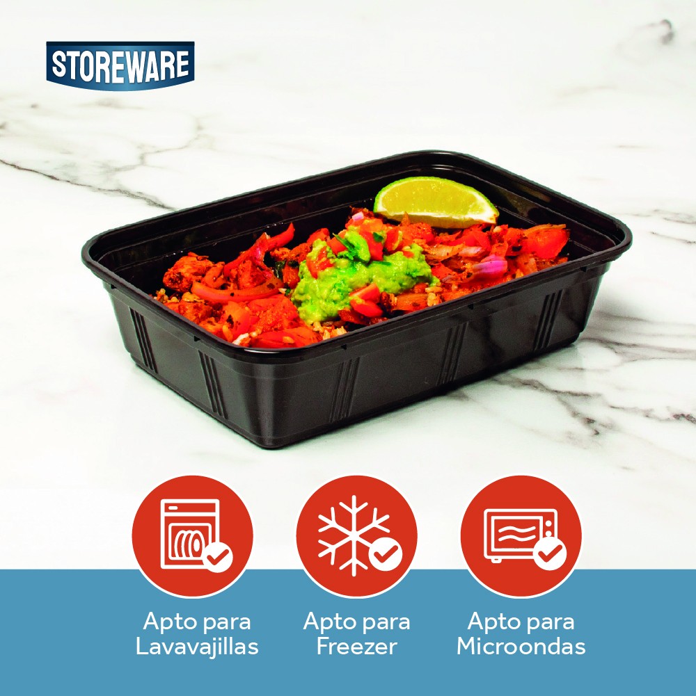 Set 10 Contenedores Herméticos Meal Prep Storeware 10 un