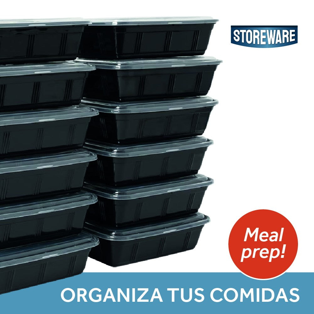 Set 10 Contenedores Herméticos Meal Prep Storeware 10 un