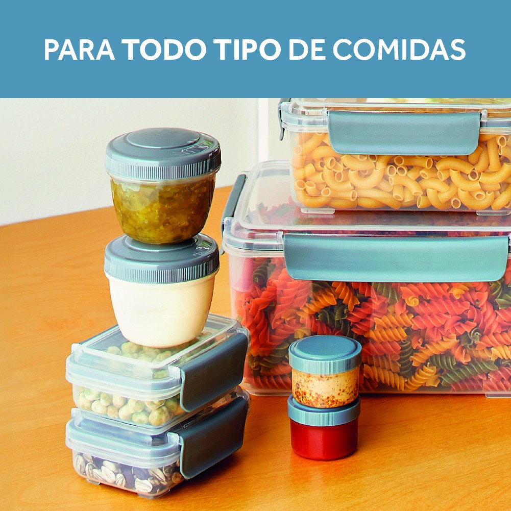 Set 12 Contenedores Herméticos Alimentos Storeware 12 un