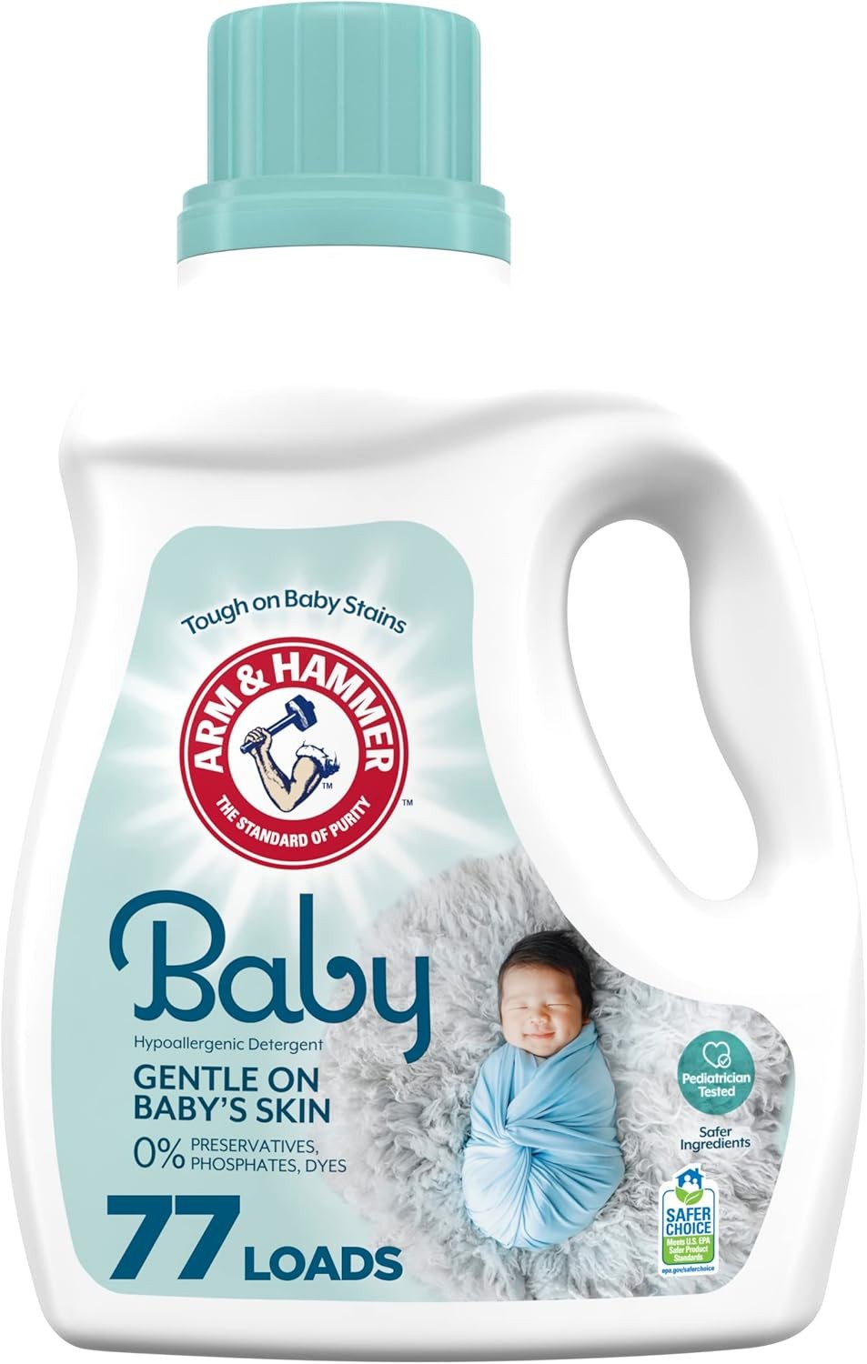 Detergente Líquido Hipoalergénico Baby Arm & Hammer 2.97 L