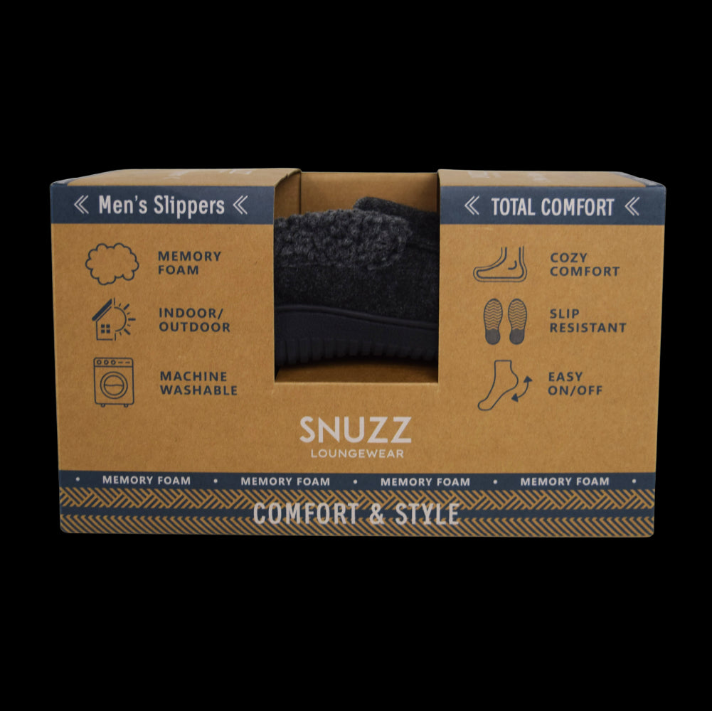 Pantuflas Hombre Oslo Gray Snuzz 1 un