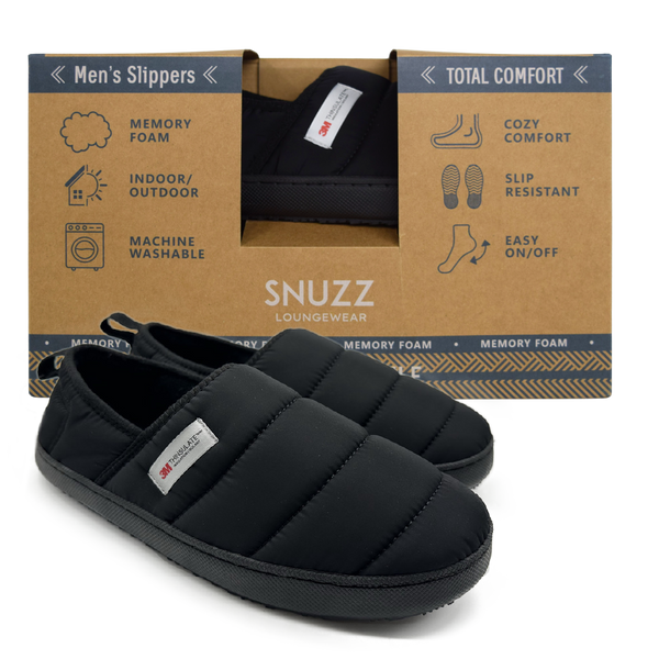 Pantuflas Hombre Malmo Black Snuzz 1 un