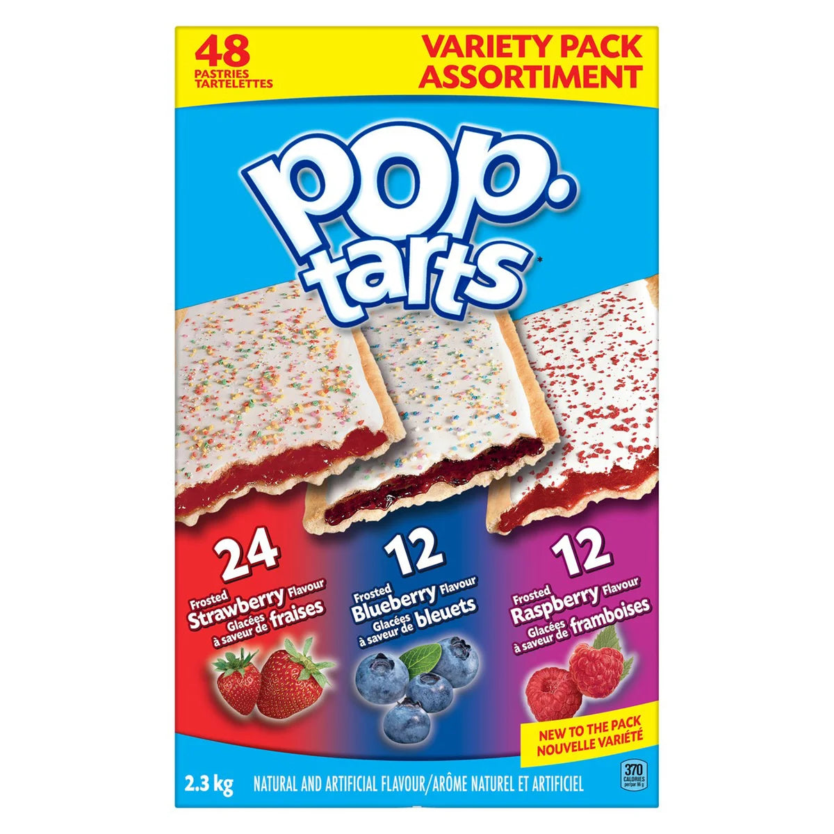 Pop-tarts Variedades Kellogg's 48 un x 48 g