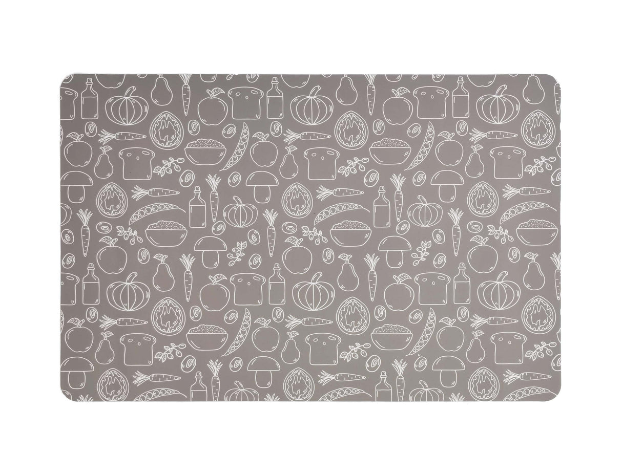 Set 4 Individuales Print Collection Brown Home Logics