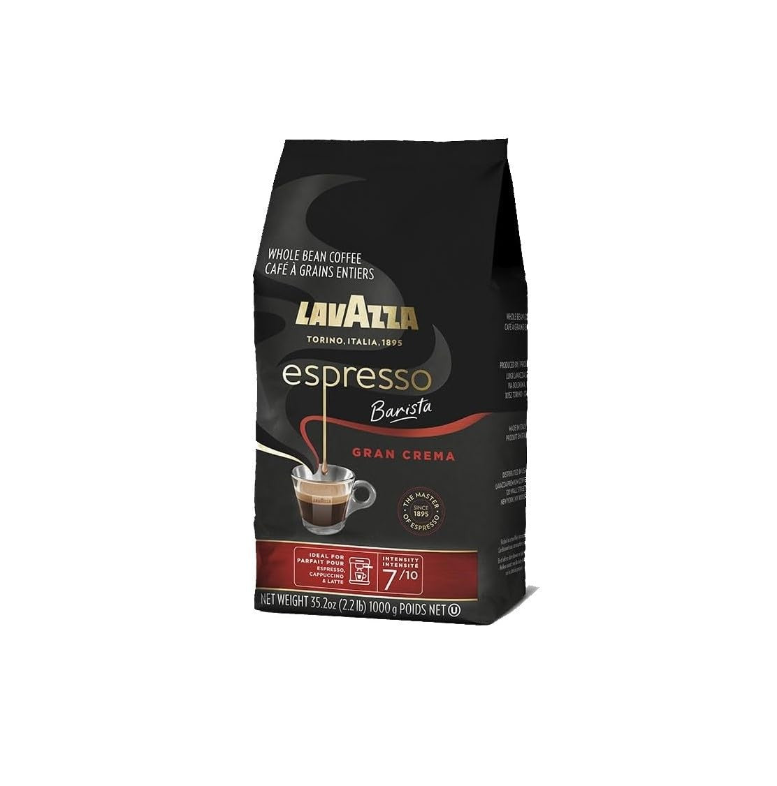 Café Espresso Gran Crema Grano Entero Lavazza 1 kg