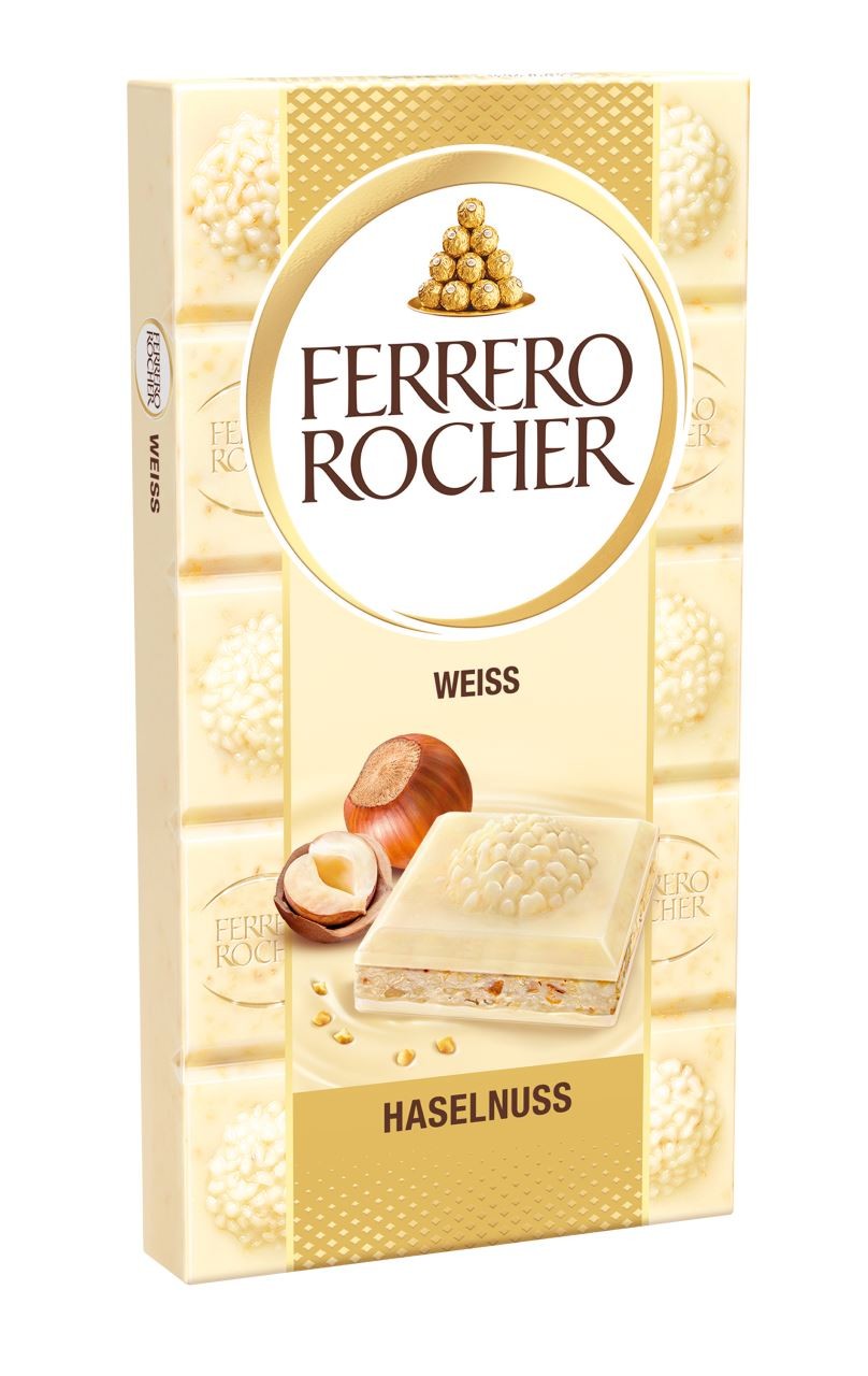 Chocolate Blanco Avellana Ferrero Rocher 90 g