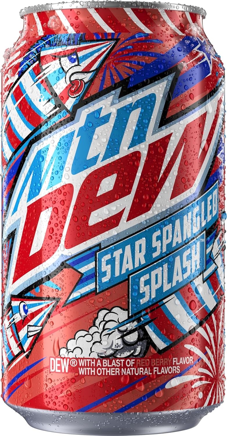 Bebida Star Spangled Splash Lata Mtn Dew