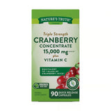 Cranberry Concentrado 15000 mg con Vitamina C 90 cp Nature's Truth 90 un