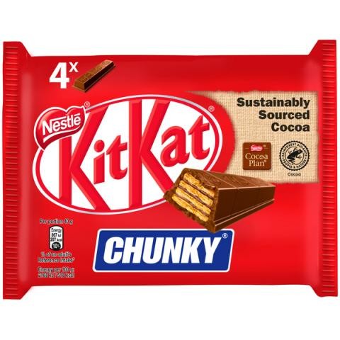 Chocolate Kit Kat Chunky Milk Nestlé 160 g