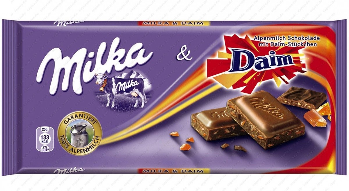 Chocolate Daim Milka 100 g