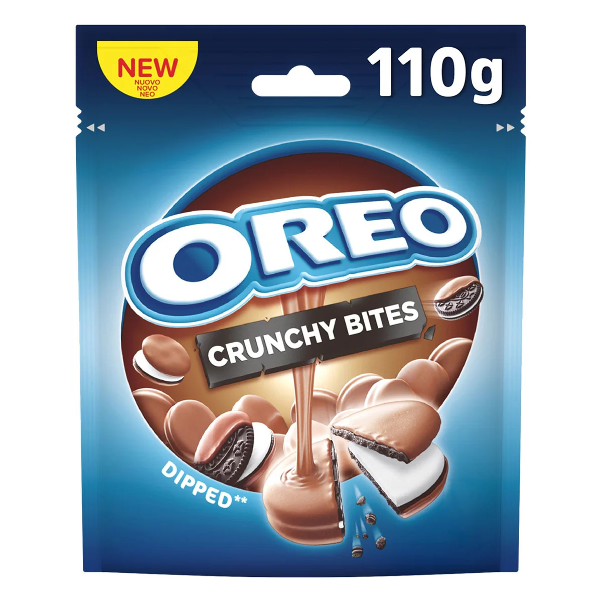 Galletas Crunchy Bites Bañadas en Chocolate Oreo 110 g