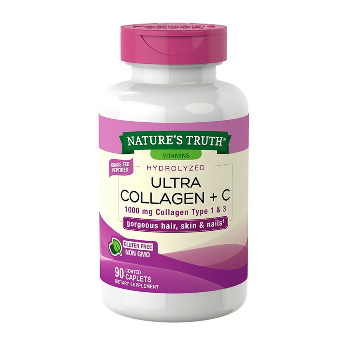 Colágeno Hidrolizado 1000 mg 90 cp Nature's Truth 90 un