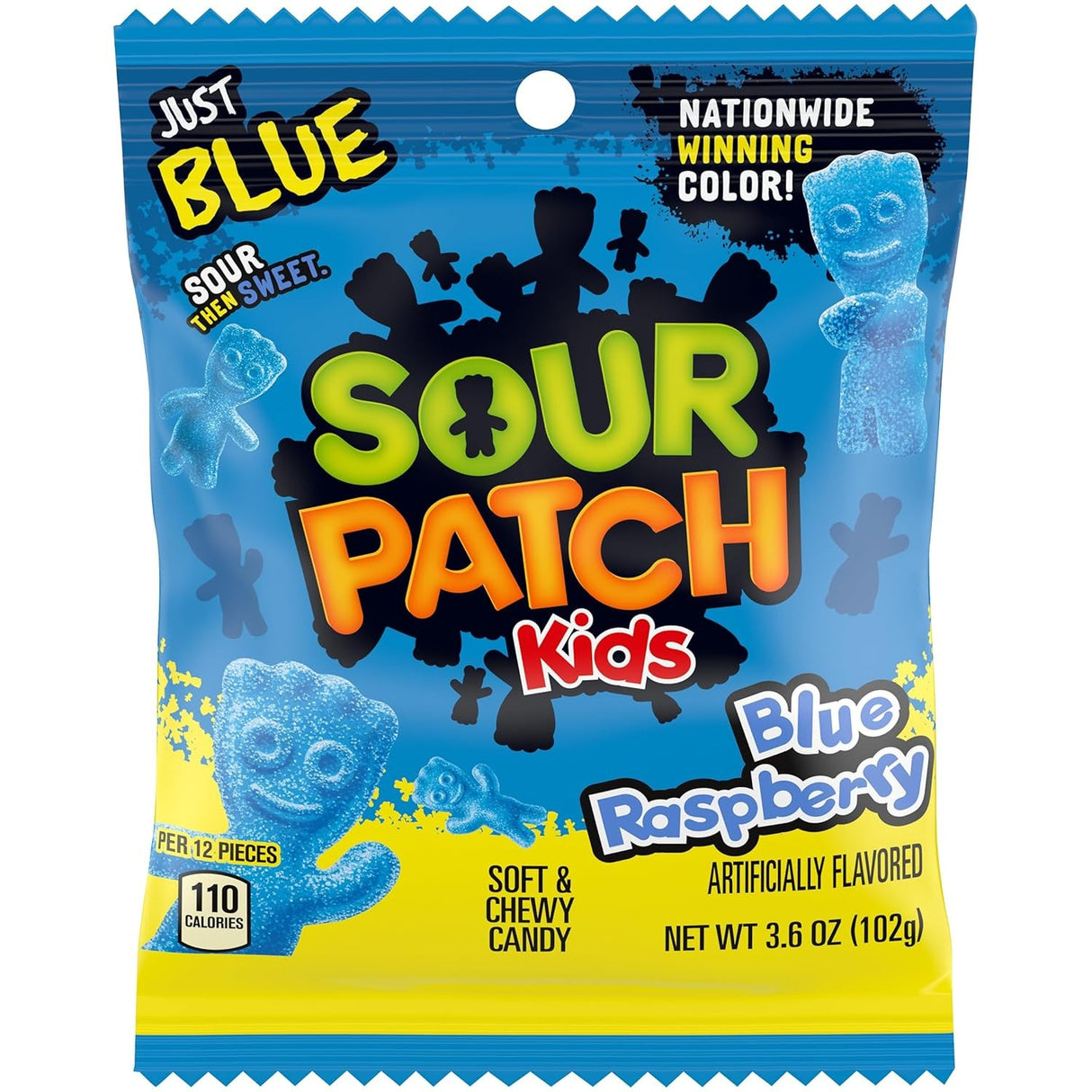 Gomitas Frambuesa Azul Sour Patch Kids 102 g