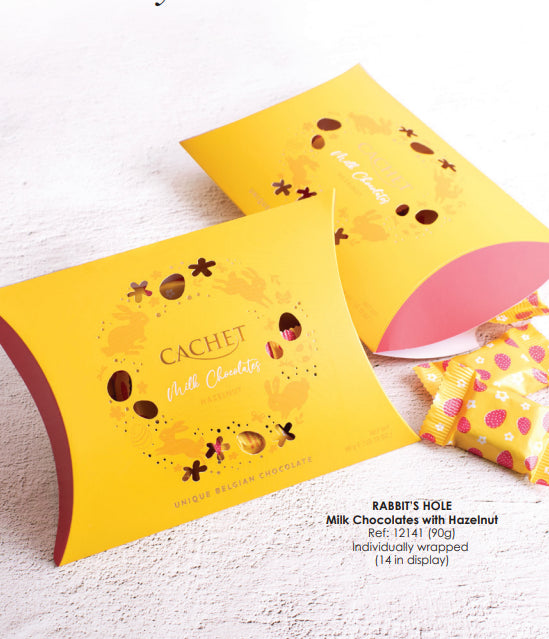 Chocolate Leche Avellana Easter Pillow Box 10 Cachet 90 g