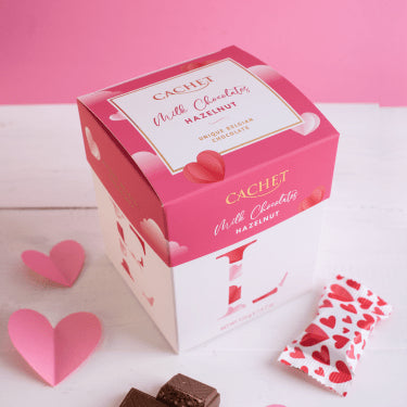 Chocolate Leche Avellana Cube Box Love 15 Cachet 135 g