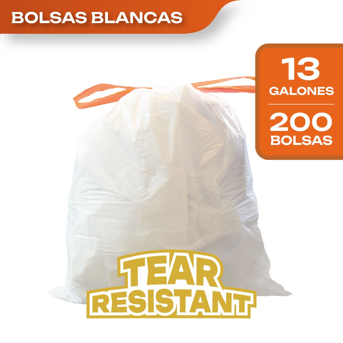 Bolsas Basura Cocina 61 x 68 cm Canway 200 un