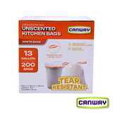 Bolsas Basura Cocina 61 x 68 cm Canway 200 un