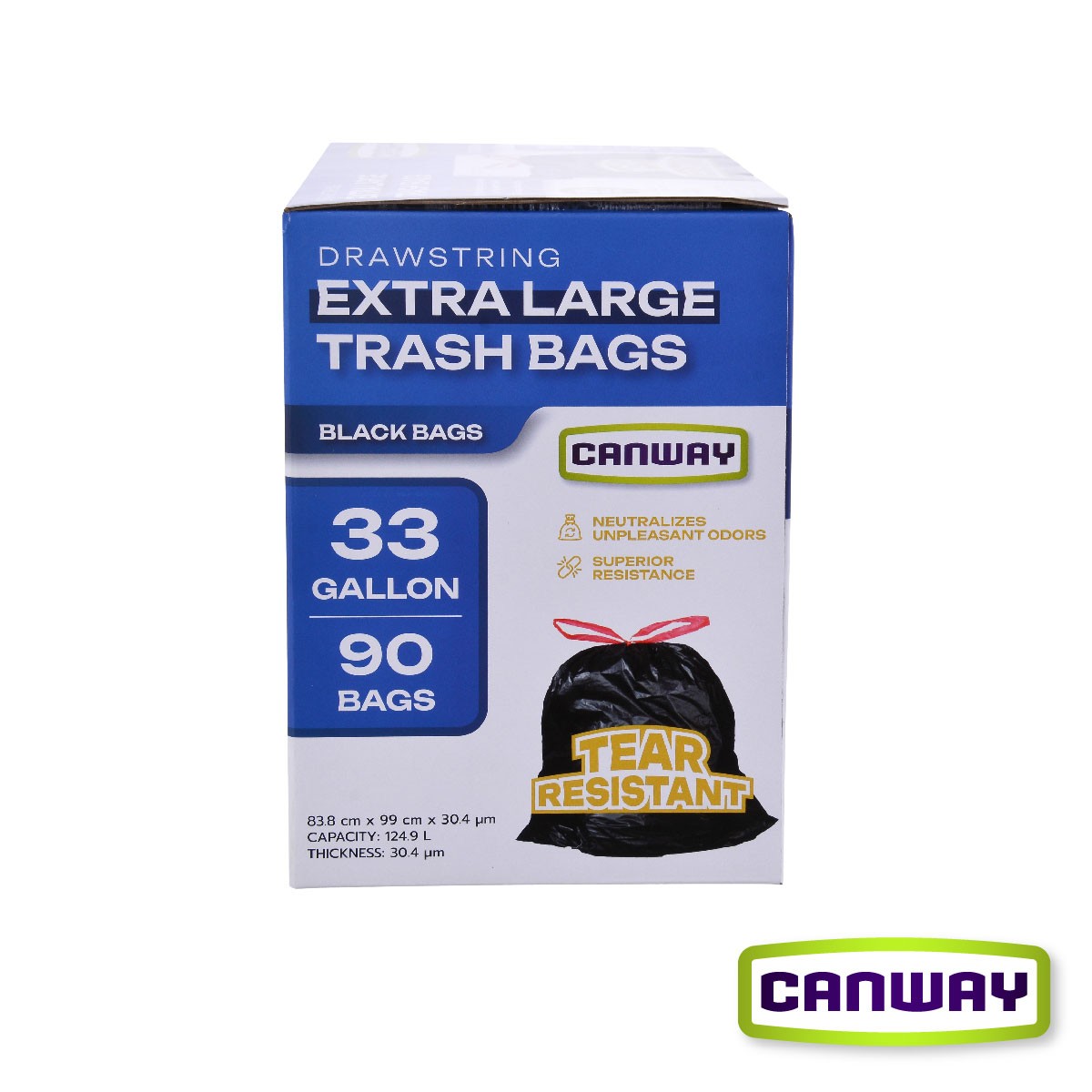 Bolsas Basura 84 x 99 cm Canway 90 un