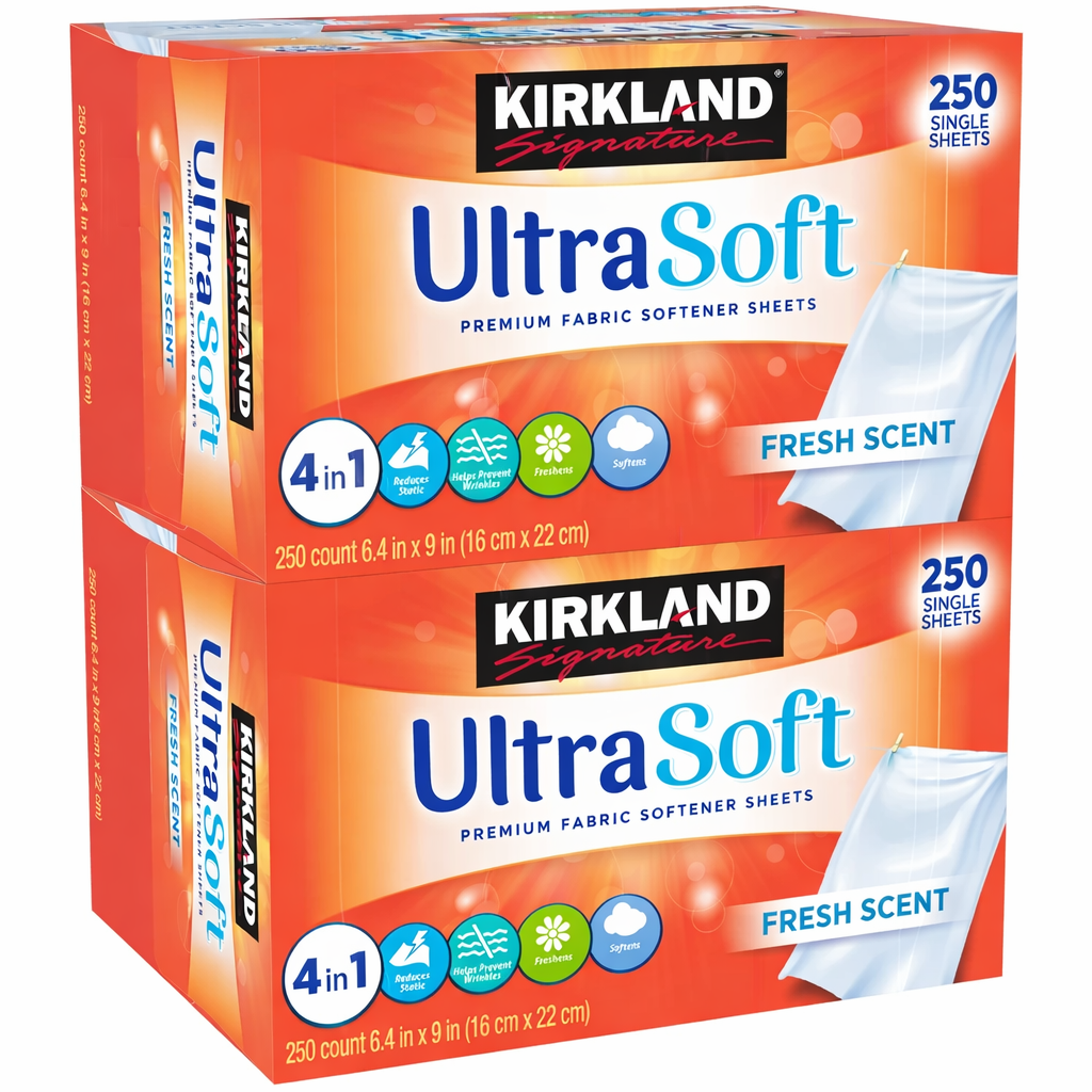 Hojas Suavizante para Secadora Kirkland 250 un
