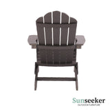 Silla Adirondack Plegable Charcoal Gray Sunseeker