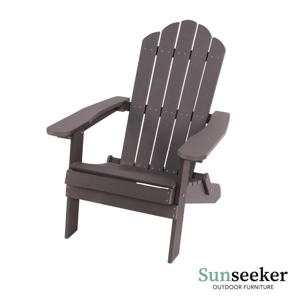 Silla Adirondack Plegable Charcoal Gray Sunseeker