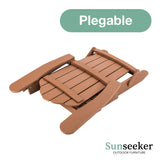 Silla Adirondack Plegable Brown Sunseeker