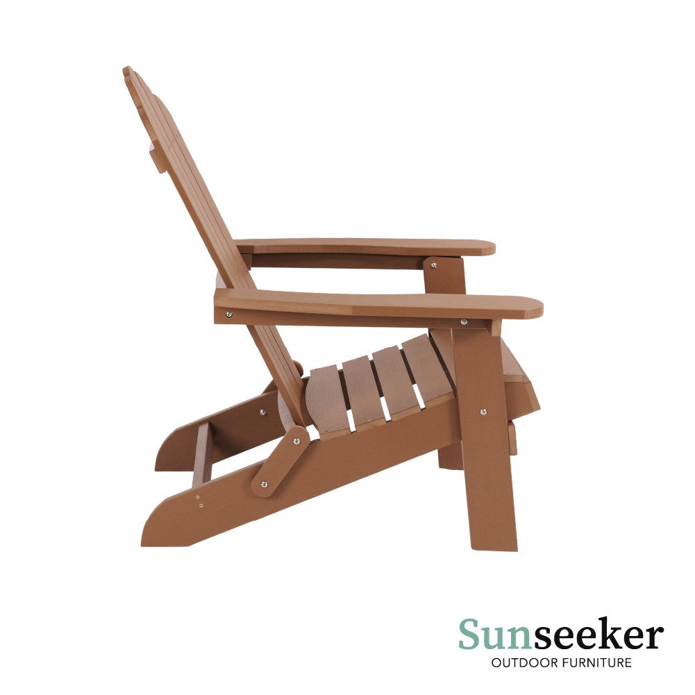 Silla Adirondack Plegable Brown Sunseeker