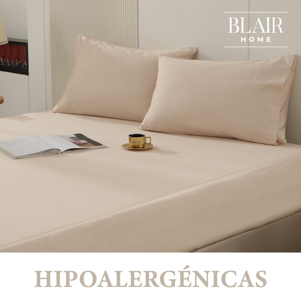 Set de Sábanas 400 Hilos Beige Blair Home