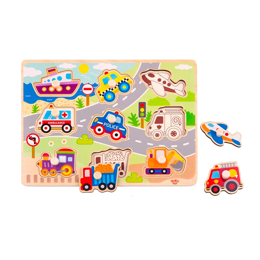 Puzzle Medios de Transporte Toysters