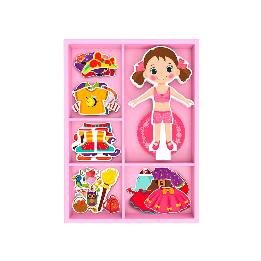 Juego Magnético Dress Up Girl Toysters