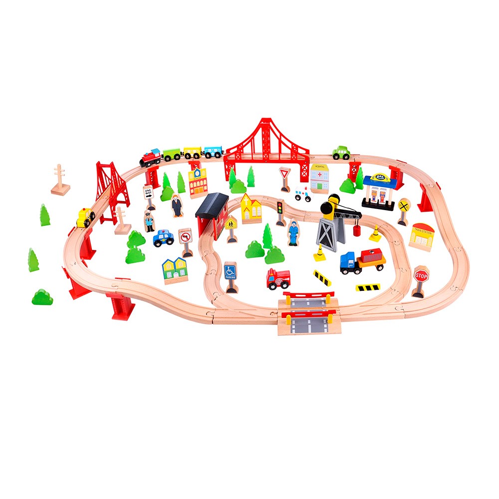 Pista Trenes Madera Toysters