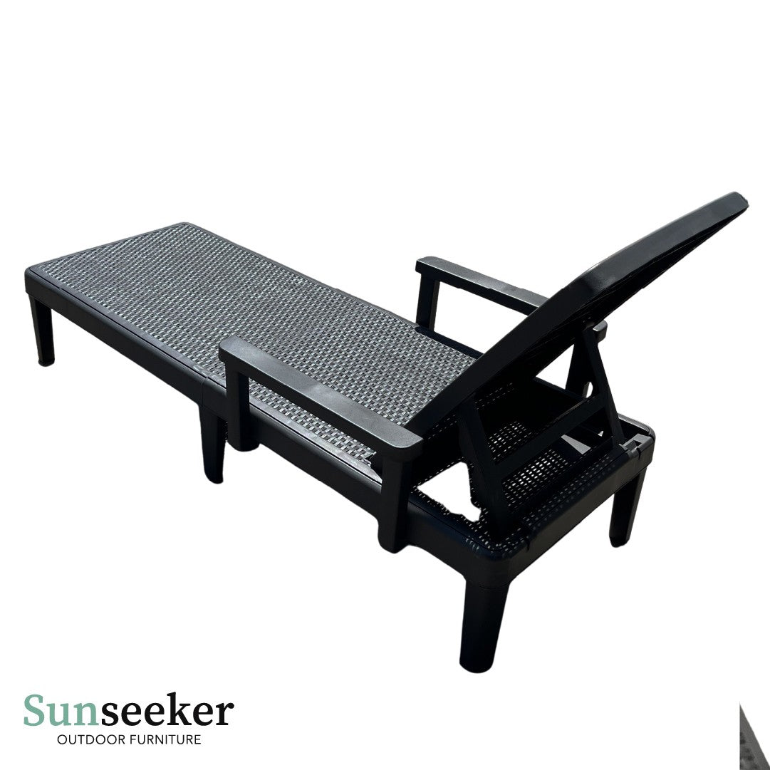 Reposera Sun Lounger Rattan Sunseeker