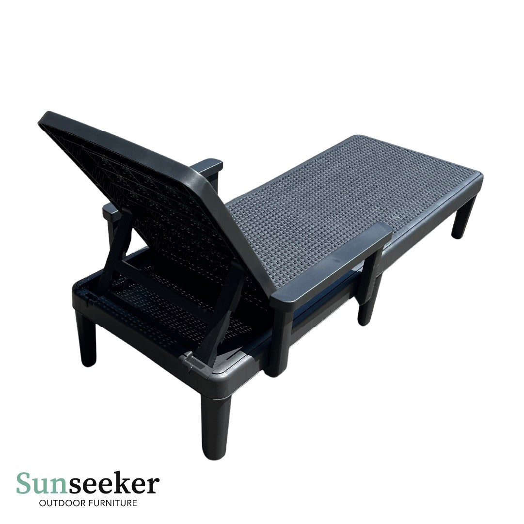 Reposera Sun Lounger Rattan Sunseeker