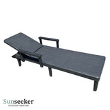 Reposera Sun Lounger Rattan Sunseeker