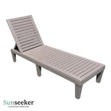 Reposera Sun Lounger Madera Sunseeker