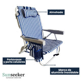 Silla Playa 5 Posiciones Sunseeker