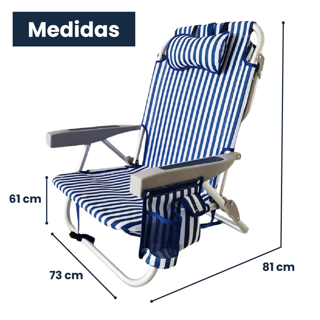 Silla Playa 5 Posiciones Sunseeker