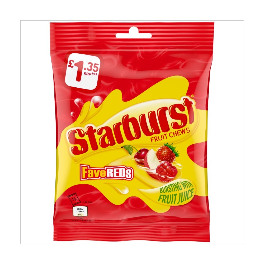 Masticables FaveReds Starburst 127 g