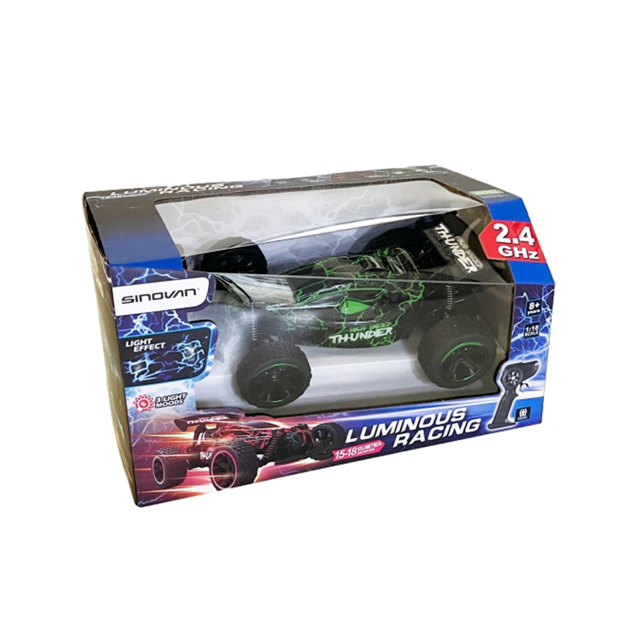 Auto RC Luminous Racing Verde